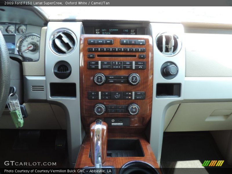 Oxford White / Camel/Tan 2009 Ford F150 Lariat SuperCrew