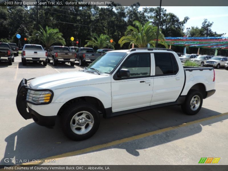 Oxford White / Medium Flint 2003 Ford Explorer Sport Trac XLS