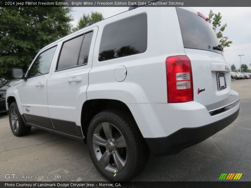Bright White / Freedom Edition Dark Slate Gray/Silver Stitching 2014 Jeep Patriot Freedom Edition