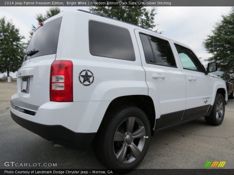 Bright White / Freedom Edition Dark Slate Gray/Silver Stitching 2014 Jeep Patriot Freedom Edition