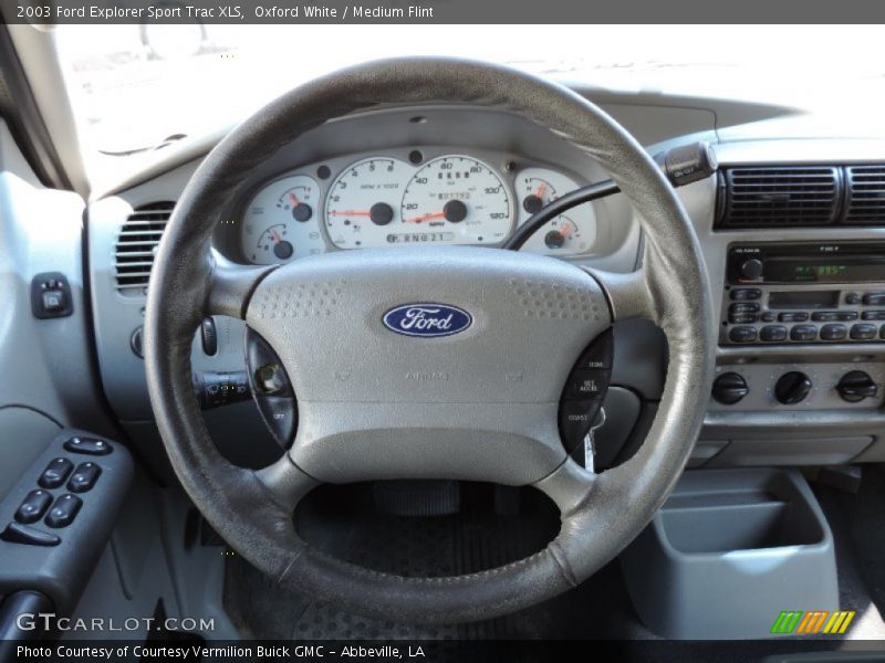 Oxford White / Medium Flint 2003 Ford Explorer Sport Trac XLS