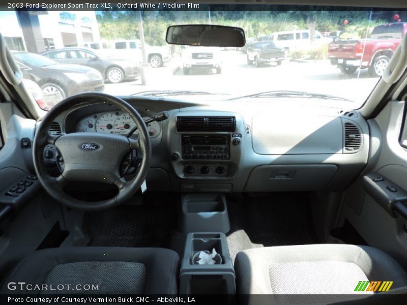 Oxford White / Medium Flint 2003 Ford Explorer Sport Trac XLS