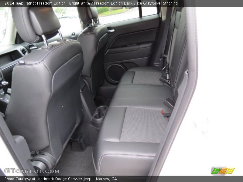 Bright White / Freedom Edition Dark Slate Gray/Silver Stitching 2014 Jeep Patriot Freedom Edition