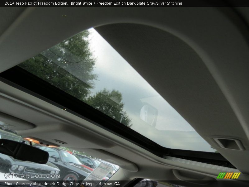 Bright White / Freedom Edition Dark Slate Gray/Silver Stitching 2014 Jeep Patriot Freedom Edition