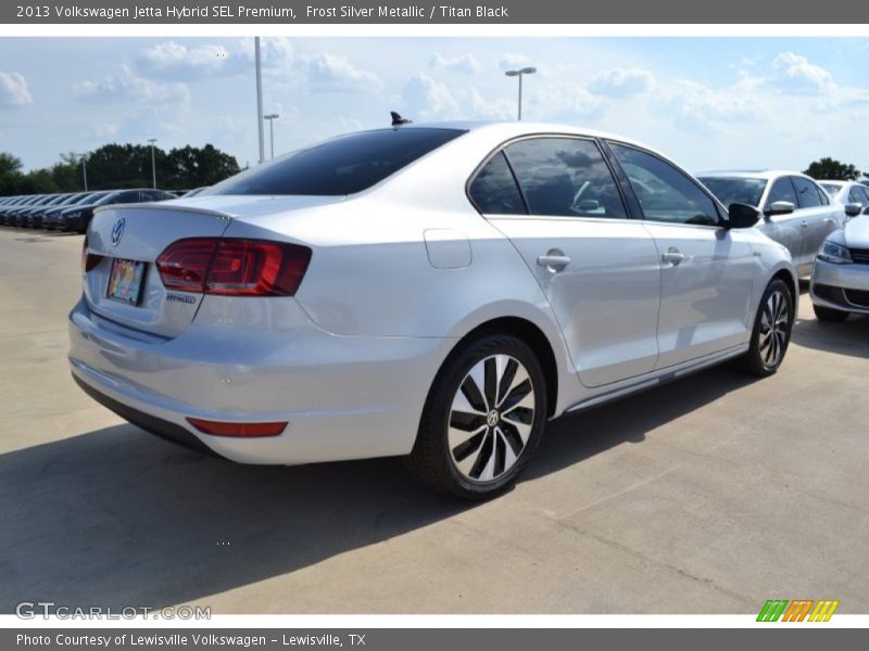 Frost Silver Metallic / Titan Black 2013 Volkswagen Jetta Hybrid SEL Premium