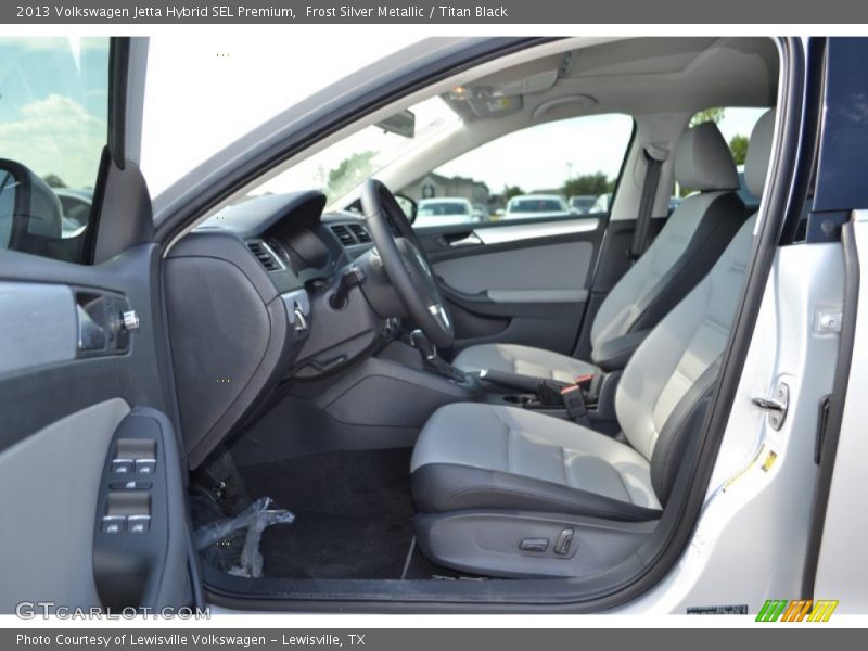 Frost Silver Metallic / Titan Black 2013 Volkswagen Jetta Hybrid SEL Premium