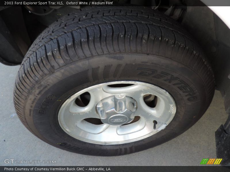 Oxford White / Medium Flint 2003 Ford Explorer Sport Trac XLS