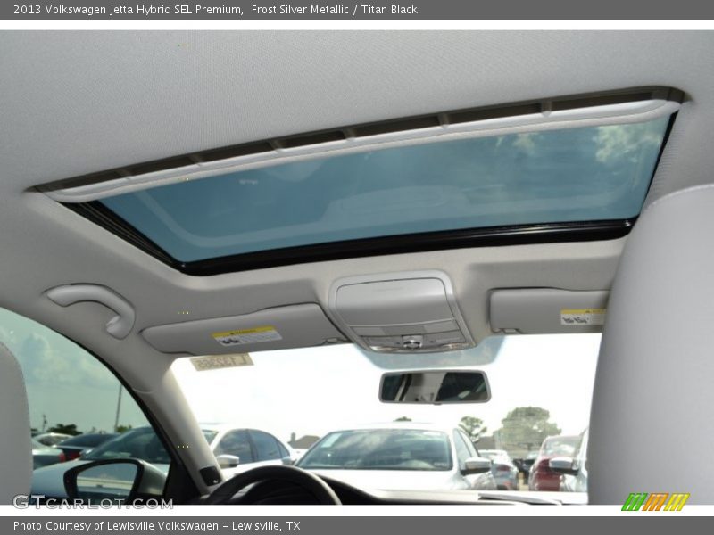 Frost Silver Metallic / Titan Black 2013 Volkswagen Jetta Hybrid SEL Premium
