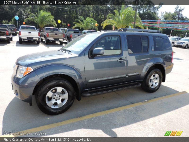 Silverton Blue / Graphite 2007 Nissan Pathfinder SE