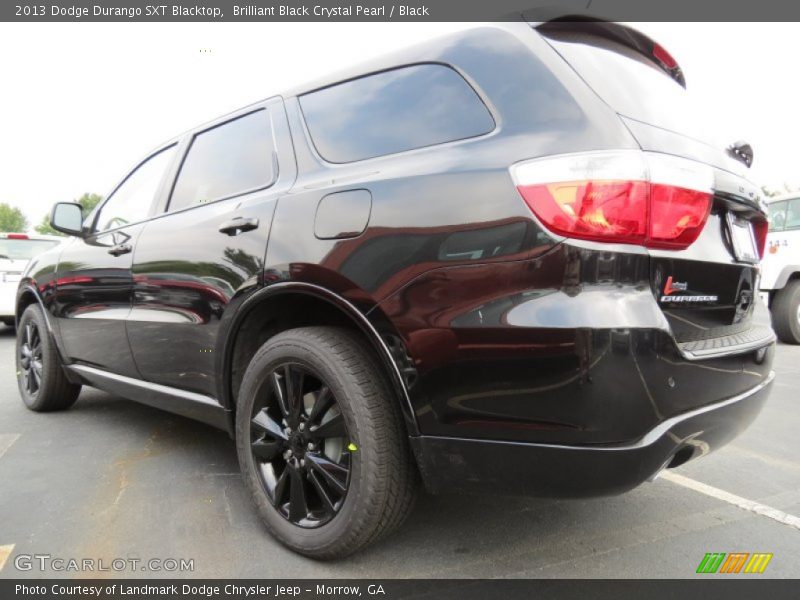 Brilliant Black Crystal Pearl / Black 2013 Dodge Durango SXT Blacktop