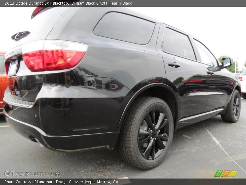 Brilliant Black Crystal Pearl / Black 2013 Dodge Durango SXT Blacktop