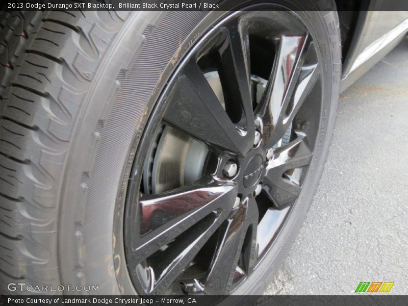 Brilliant Black Crystal Pearl / Black 2013 Dodge Durango SXT Blacktop