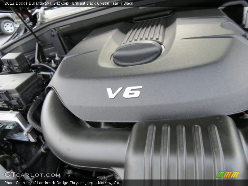 Brilliant Black Crystal Pearl / Black 2013 Dodge Durango SXT Blacktop