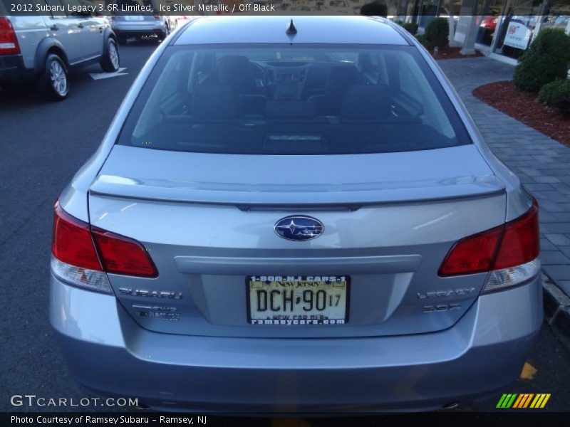 Ice Silver Metallic / Off Black 2012 Subaru Legacy 3.6R Limited