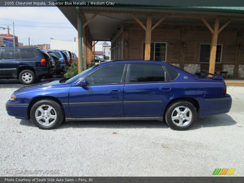 Superior Blue Metallic / Medium Gray 2005 Chevrolet Impala