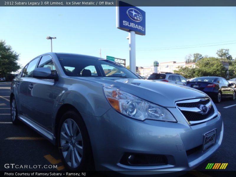 Ice Silver Metallic / Off Black 2012 Subaru Legacy 3.6R Limited