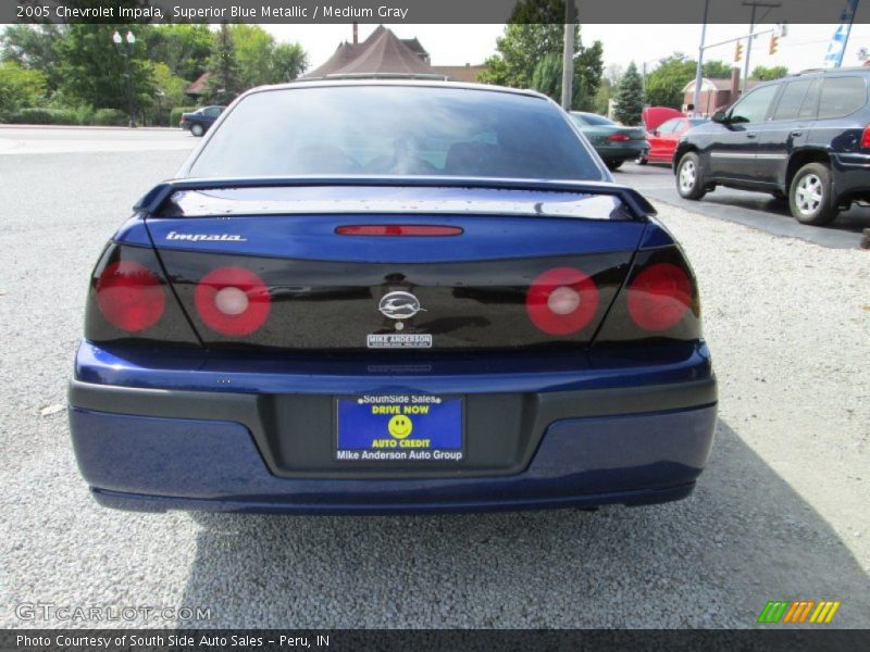 Superior Blue Metallic / Medium Gray 2005 Chevrolet Impala