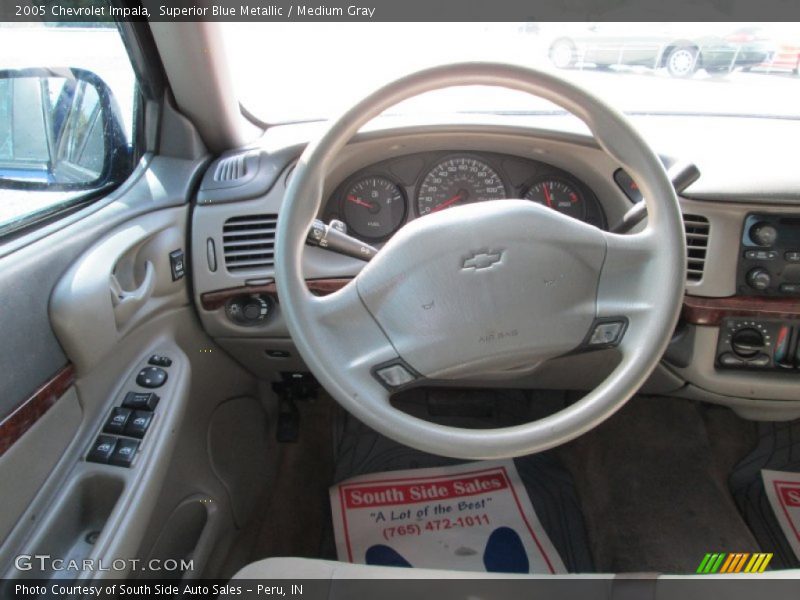Superior Blue Metallic / Medium Gray 2005 Chevrolet Impala