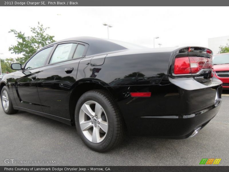 Pitch Black / Black 2013 Dodge Charger SE