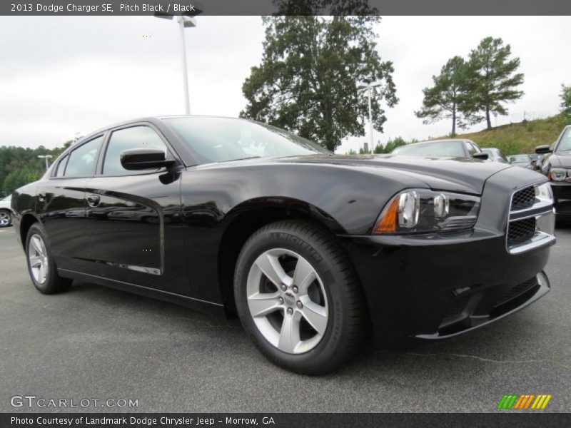 Pitch Black / Black 2013 Dodge Charger SE