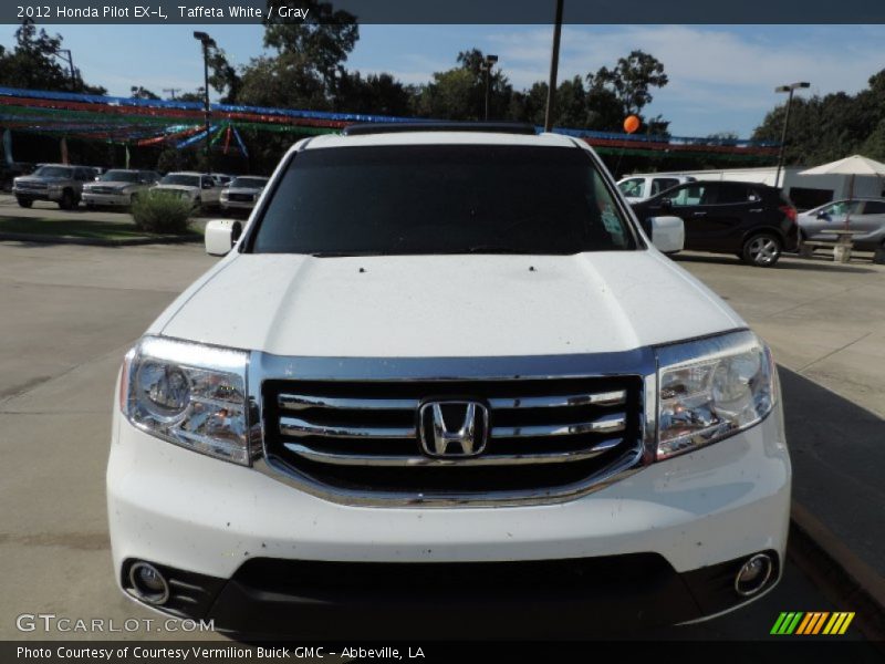 Taffeta White / Gray 2012 Honda Pilot EX-L