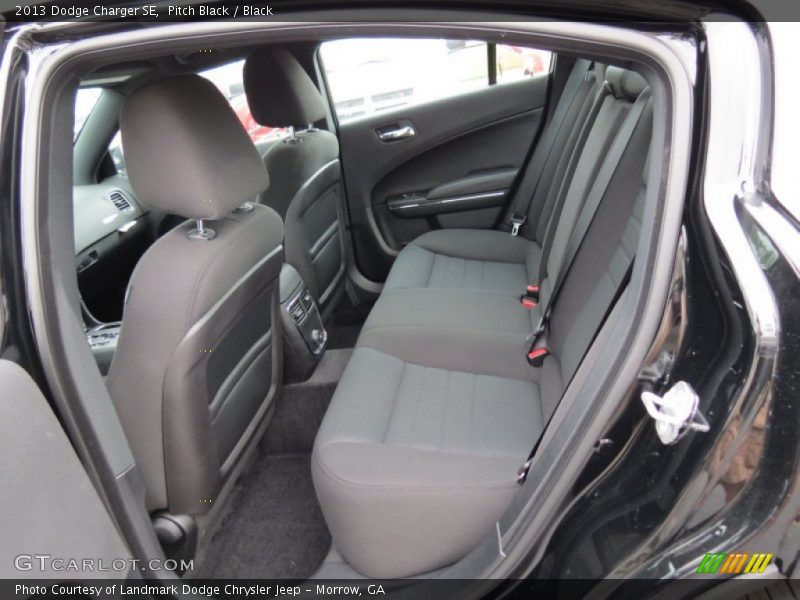 Pitch Black / Black 2013 Dodge Charger SE