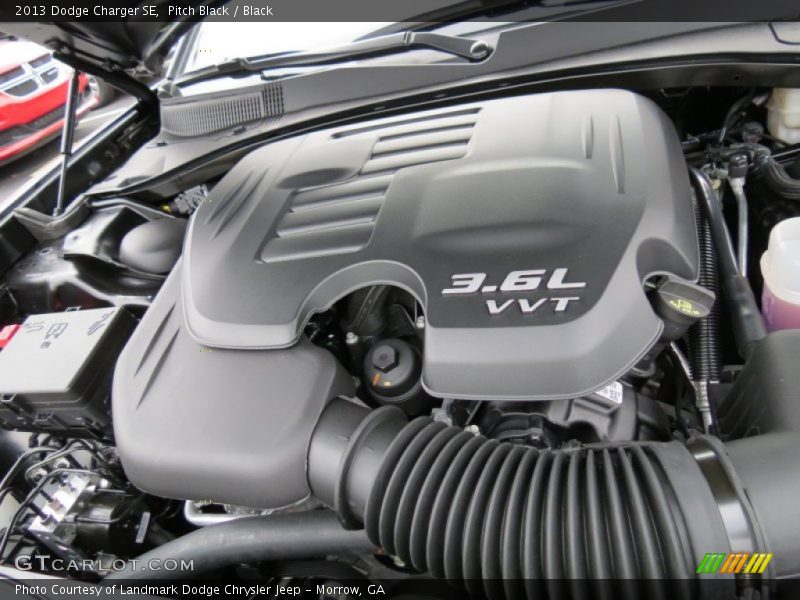 Pitch Black / Black 2013 Dodge Charger SE