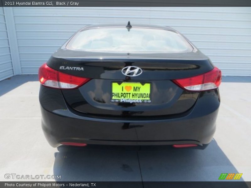 Black / Gray 2013 Hyundai Elantra GLS