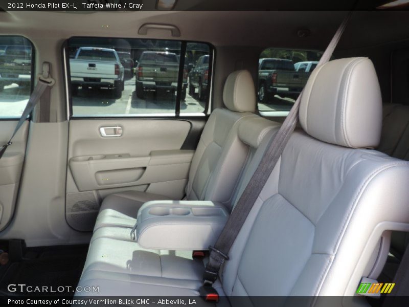 Taffeta White / Gray 2012 Honda Pilot EX-L