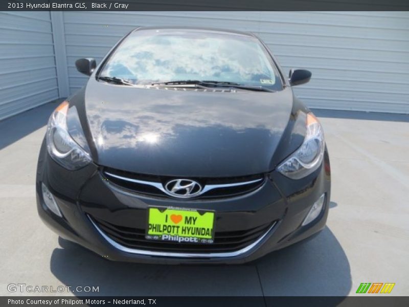 Black / Gray 2013 Hyundai Elantra GLS