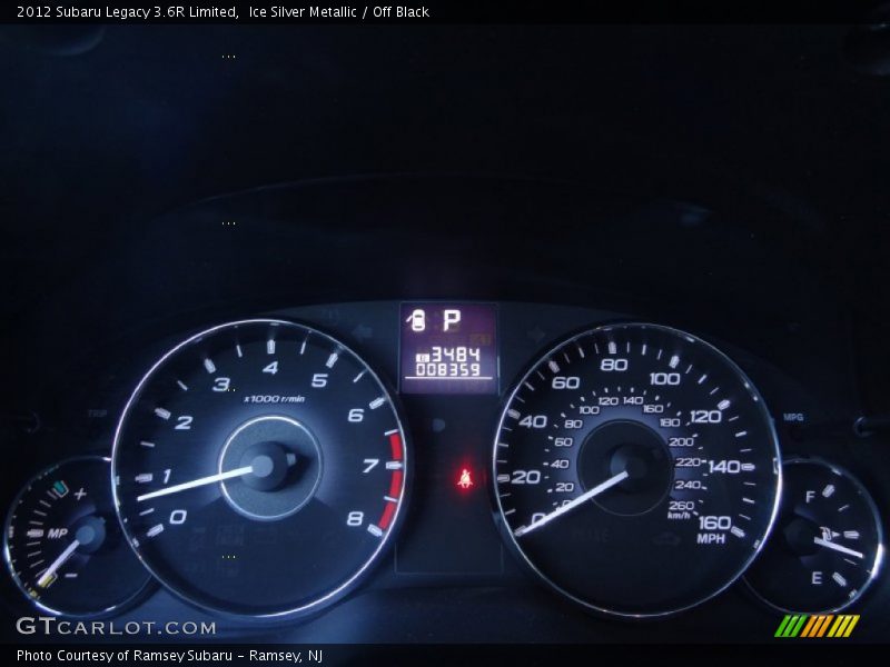 Ice Silver Metallic / Off Black 2012 Subaru Legacy 3.6R Limited
