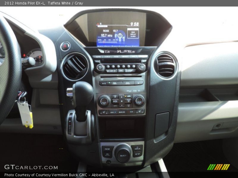 Taffeta White / Gray 2012 Honda Pilot EX-L