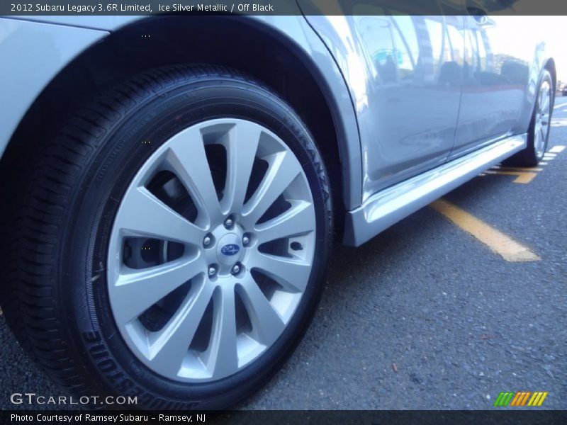 Ice Silver Metallic / Off Black 2012 Subaru Legacy 3.6R Limited