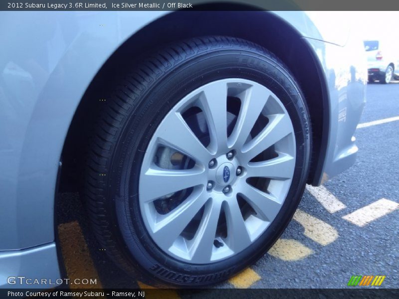 Ice Silver Metallic / Off Black 2012 Subaru Legacy 3.6R Limited