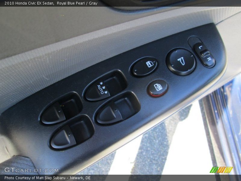 Royal Blue Pearl / Gray 2010 Honda Civic EX Sedan