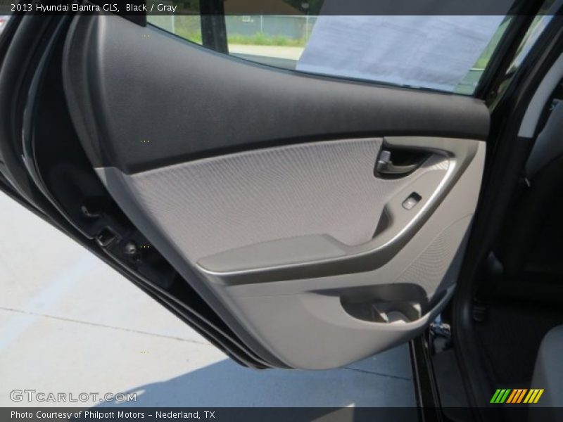Black / Gray 2013 Hyundai Elantra GLS