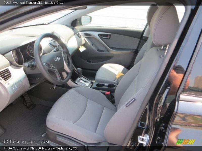 Black / Gray 2013 Hyundai Elantra GLS