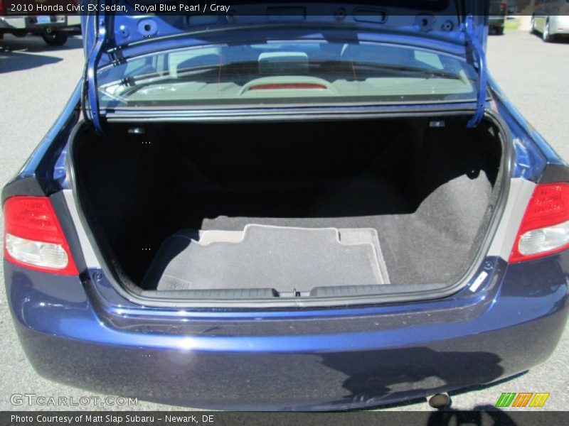 Royal Blue Pearl / Gray 2010 Honda Civic EX Sedan