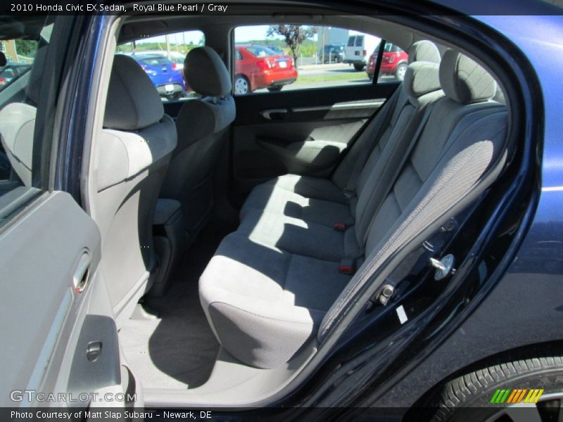 Royal Blue Pearl / Gray 2010 Honda Civic EX Sedan