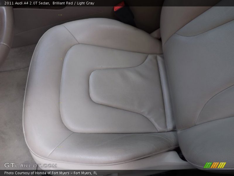 Brilliant Red / Light Gray 2011 Audi A4 2.0T Sedan