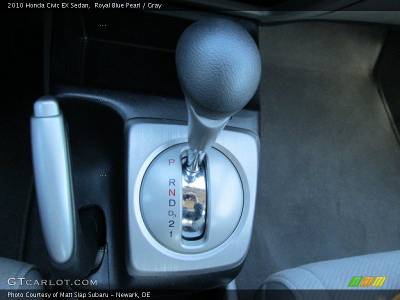 Royal Blue Pearl / Gray 2010 Honda Civic EX Sedan