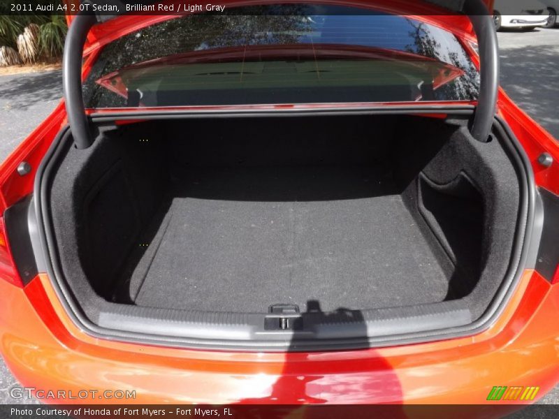 Brilliant Red / Light Gray 2011 Audi A4 2.0T Sedan