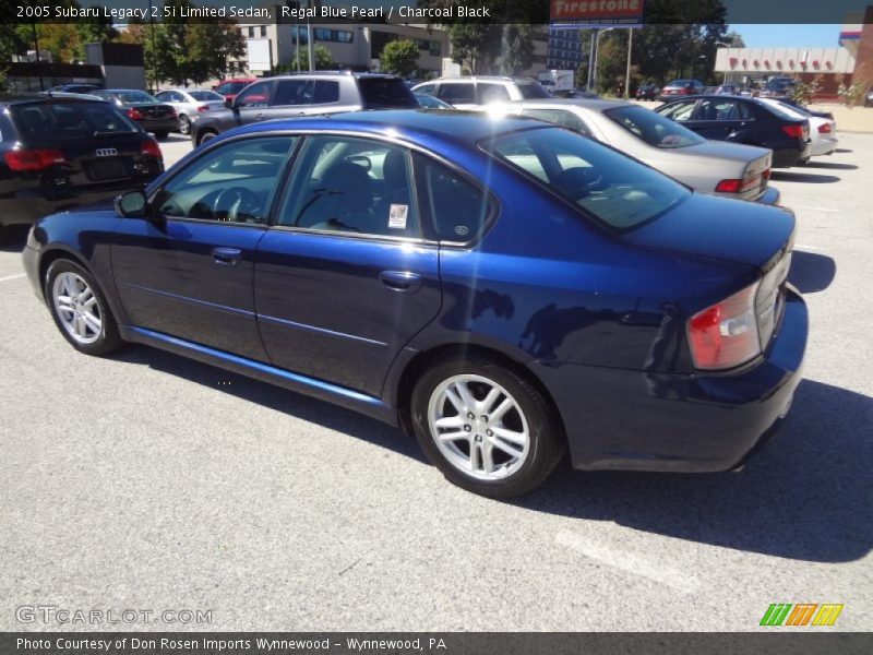 Regal Blue Pearl / Charcoal Black 2005 Subaru Legacy 2.5i Limited Sedan