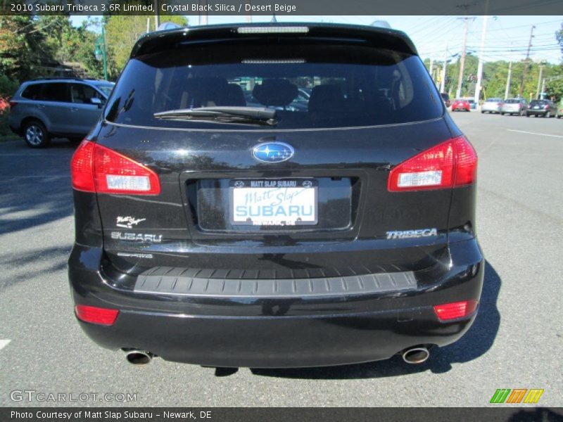 Crystal Black Silica / Desert Beige 2010 Subaru Tribeca 3.6R Limited