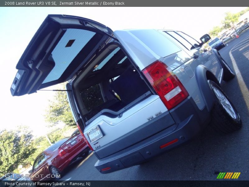 Zermatt Silver Metallic / Ebony Black 2008 Land Rover LR3 V8 SE