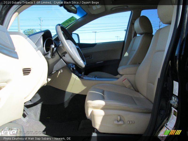 Crystal Black Silica / Desert Beige 2010 Subaru Tribeca 3.6R Limited