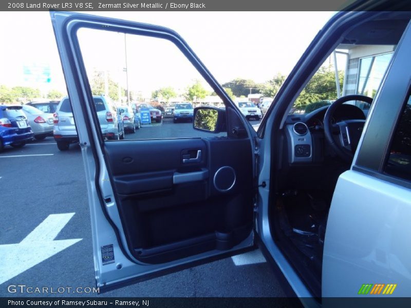 Zermatt Silver Metallic / Ebony Black 2008 Land Rover LR3 V8 SE