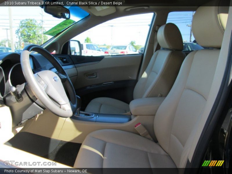 Crystal Black Silica / Desert Beige 2010 Subaru Tribeca 3.6R Limited