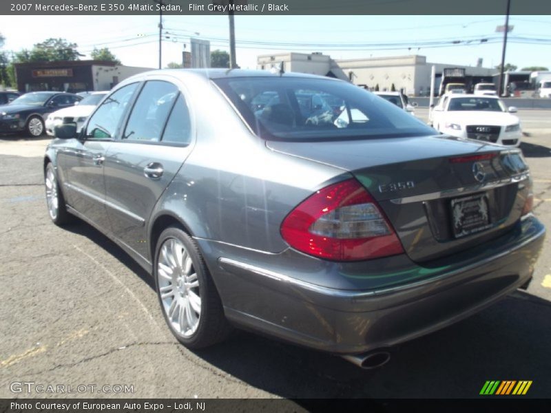 Flint Grey Metallic / Black 2007 Mercedes-Benz E 350 4Matic Sedan