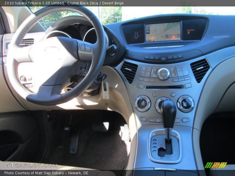 Crystal Black Silica / Desert Beige 2010 Subaru Tribeca 3.6R Limited